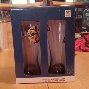 Ford Pilsner 2 glass set